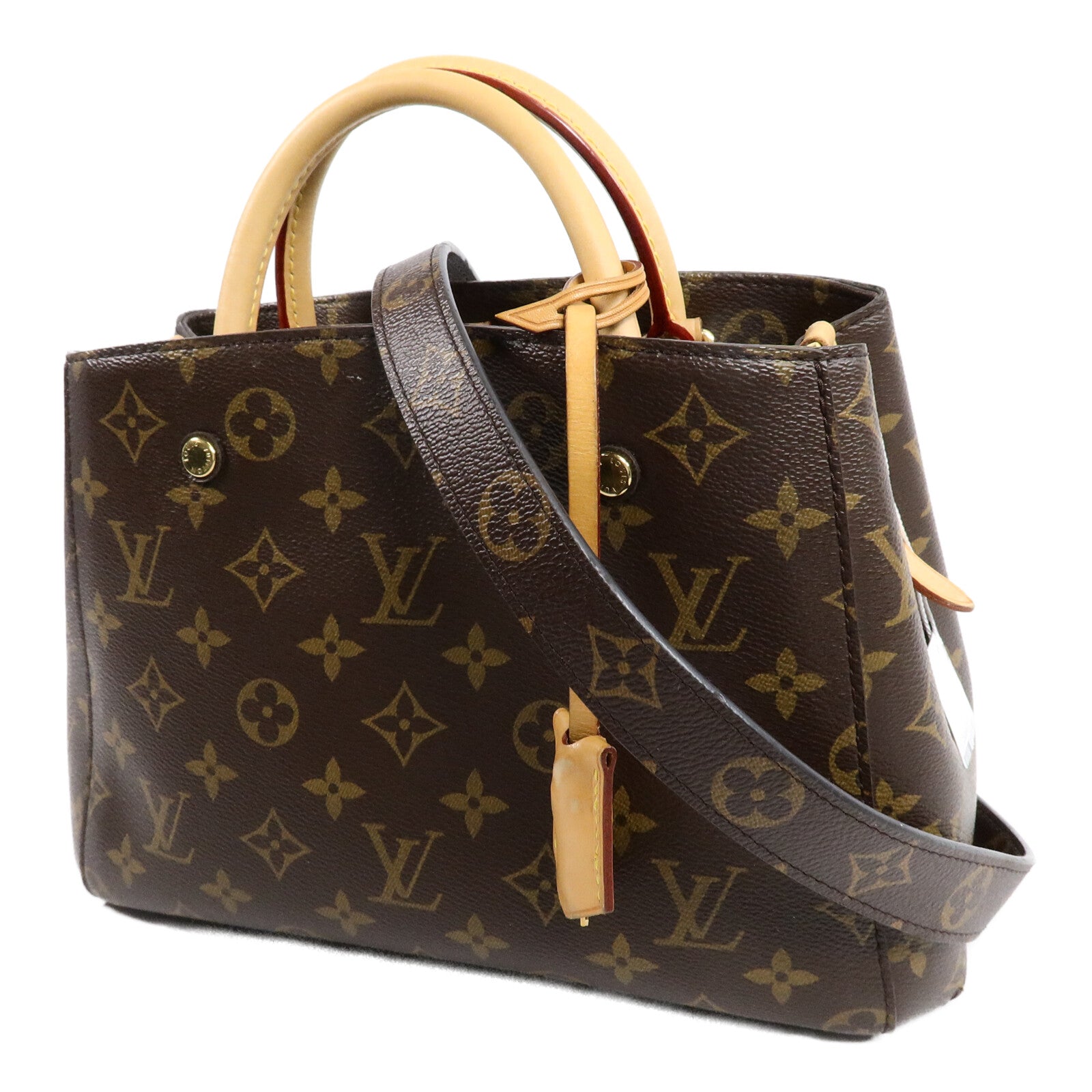 LOUIS VUITTON Monogram Montaigne BB手挽肩背兩用袋