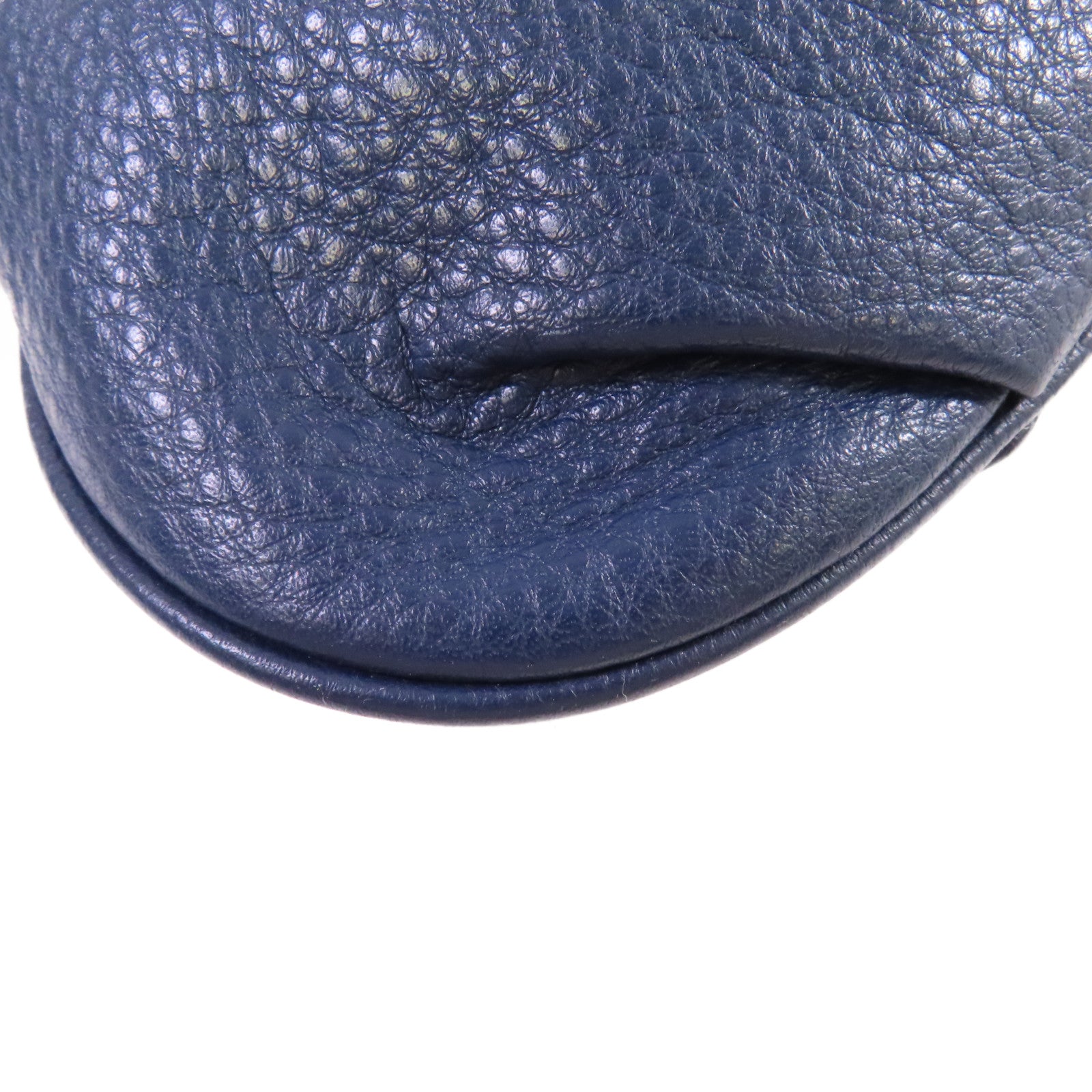 Tory Burch 牛皮皮革Shoulder Bag金扣肩背袋寶藍色
