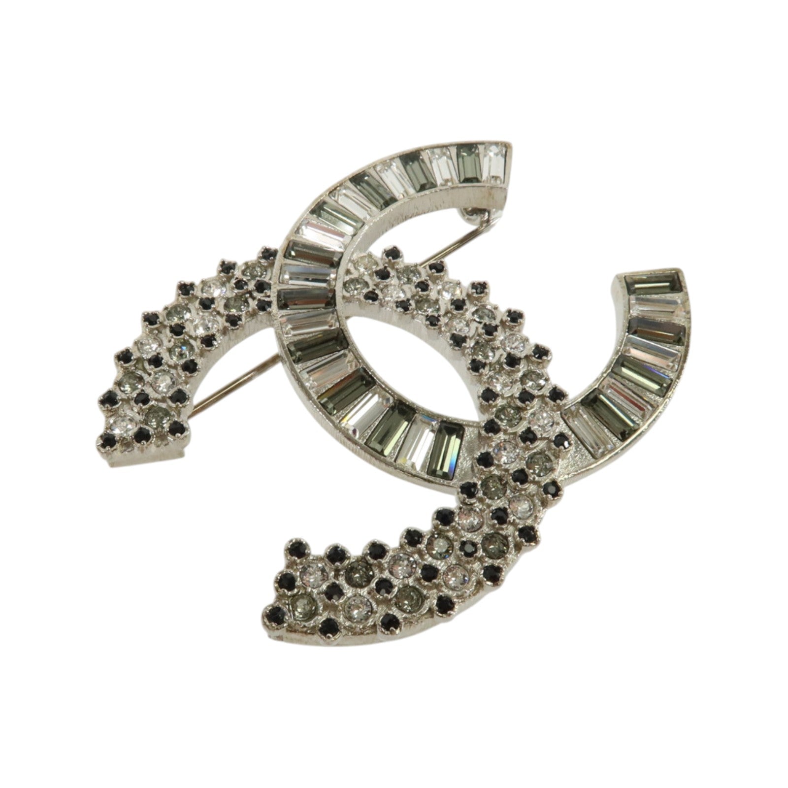 CHANEL 金屬Brooch銀扣胸針