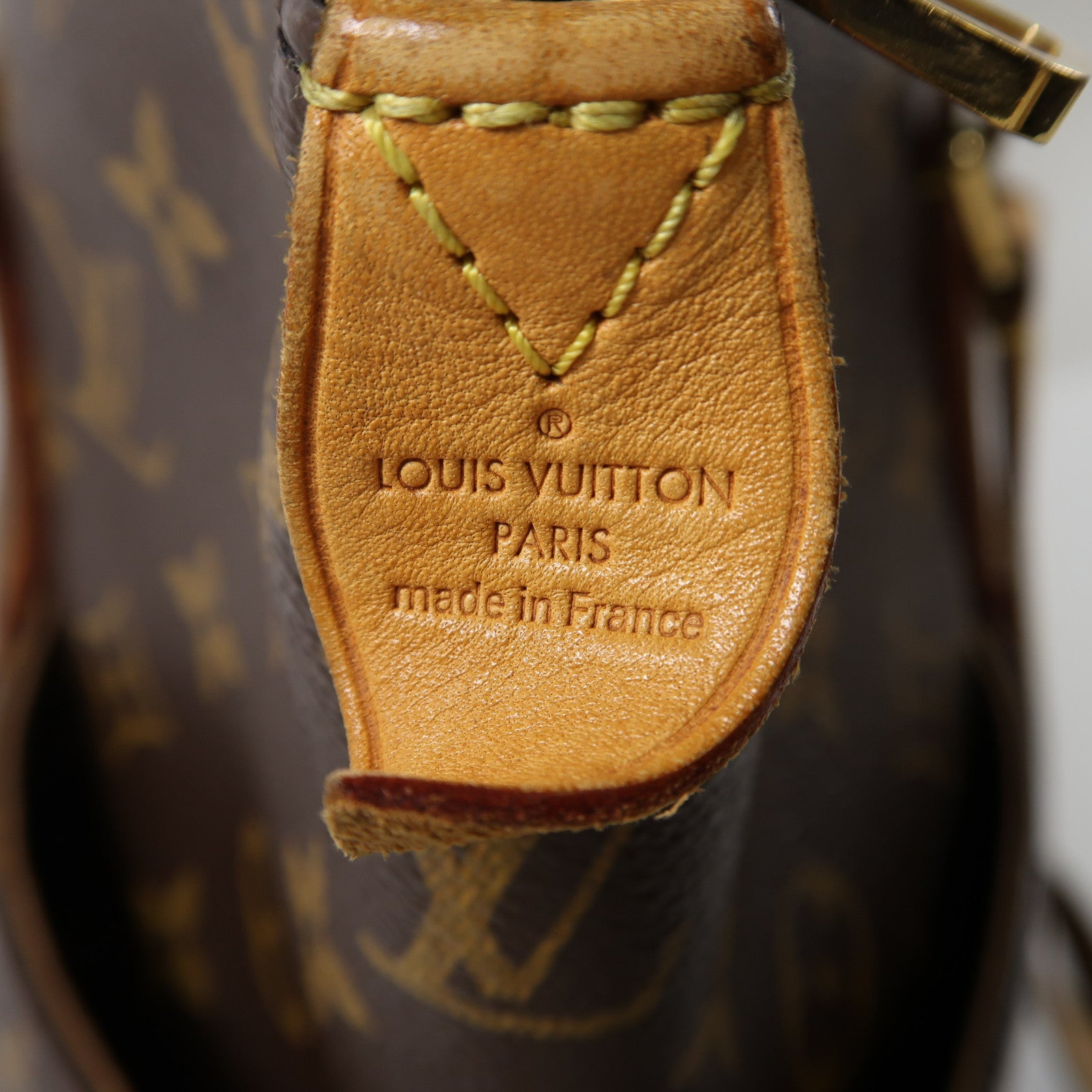 LOUIS VUITTON Monogram Totally金扣肩背袋啡色