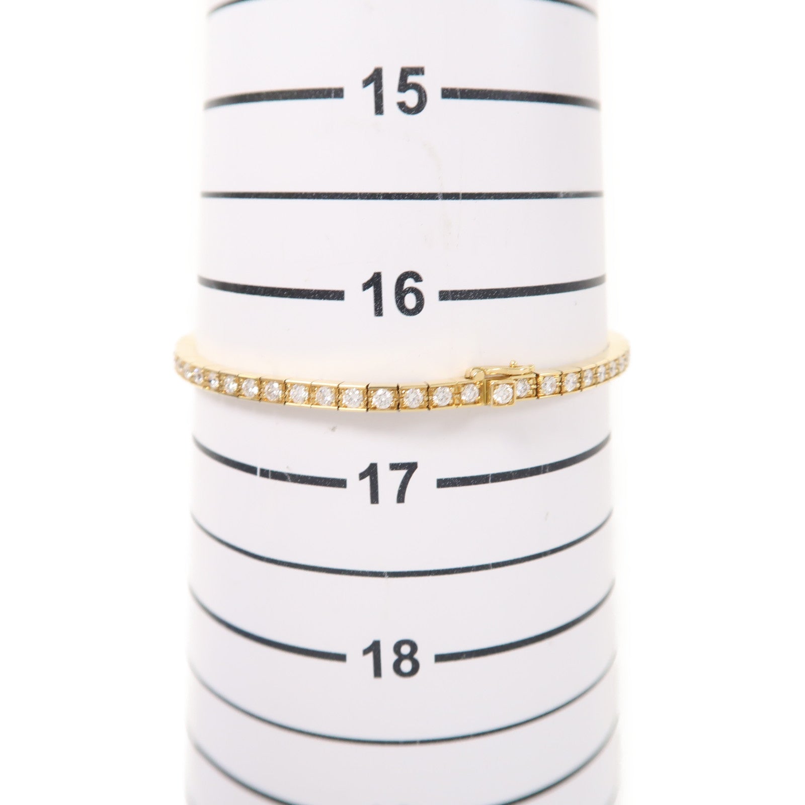 CARTIER 18K黃金Lanieres Diamond Line Bracelet手鏈