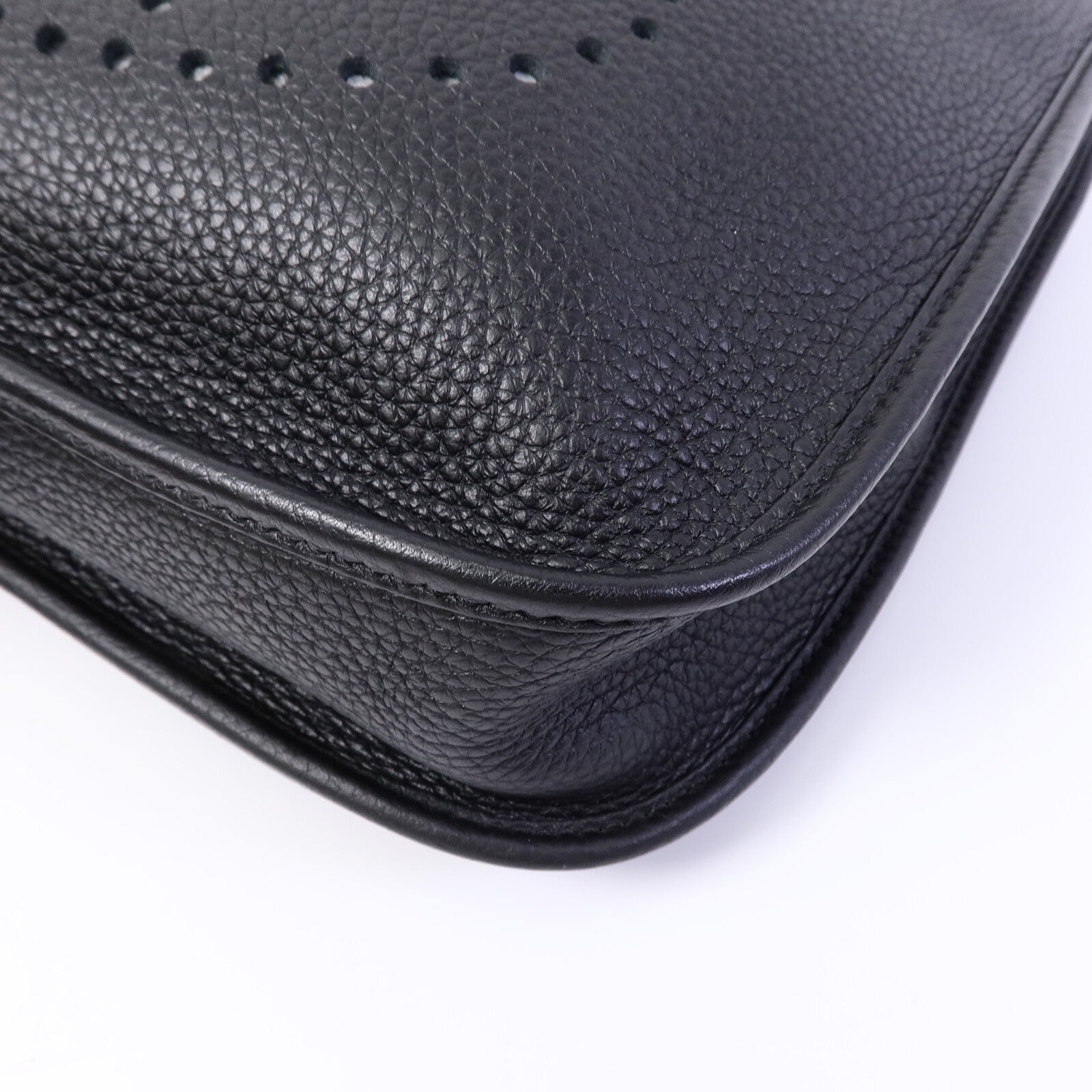 HERMES Clemence皮革Evelyne PM肩背袋Noir