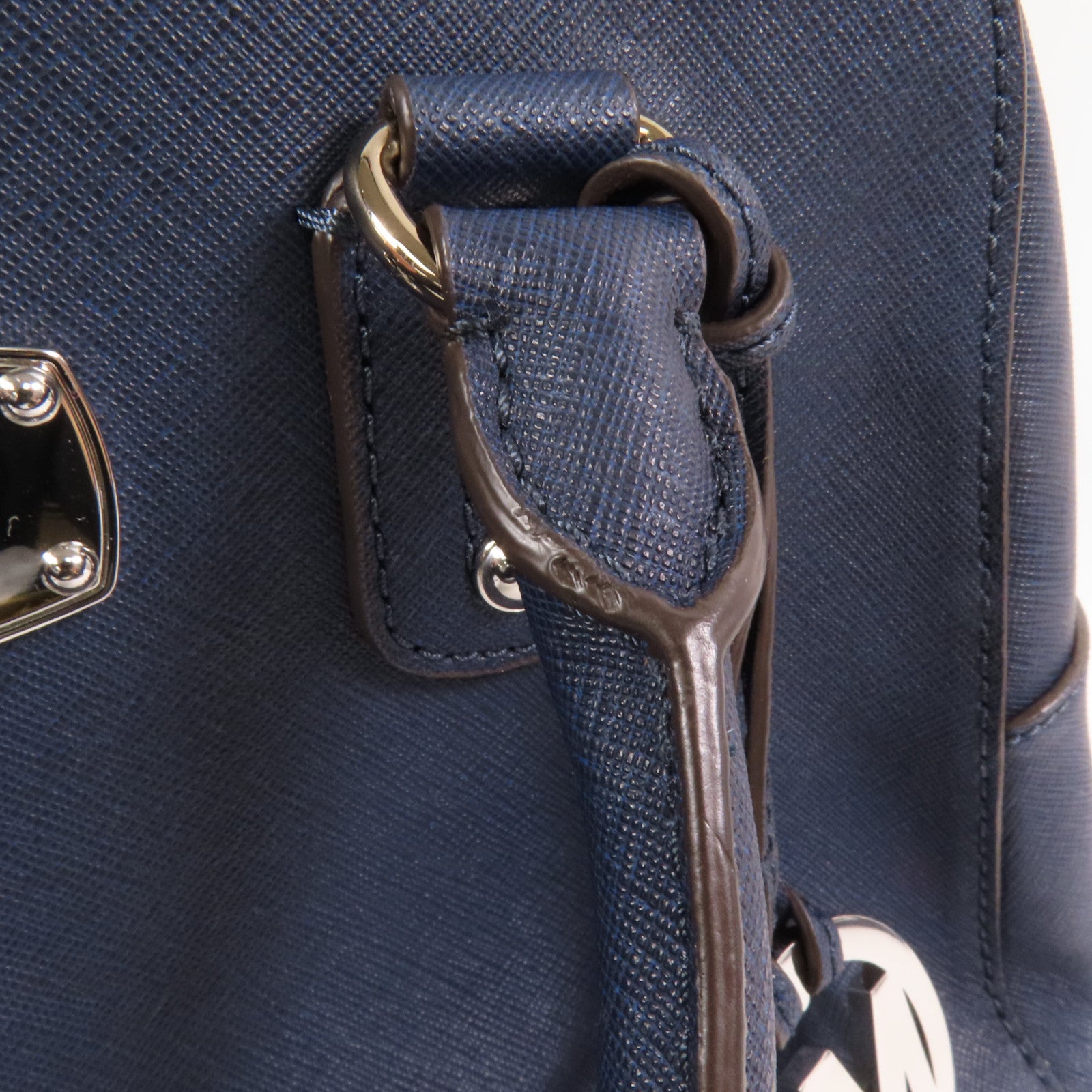 Michael Kors 塗層帆布2Way Shoulder Bag金扣手挽肩背兩用袋