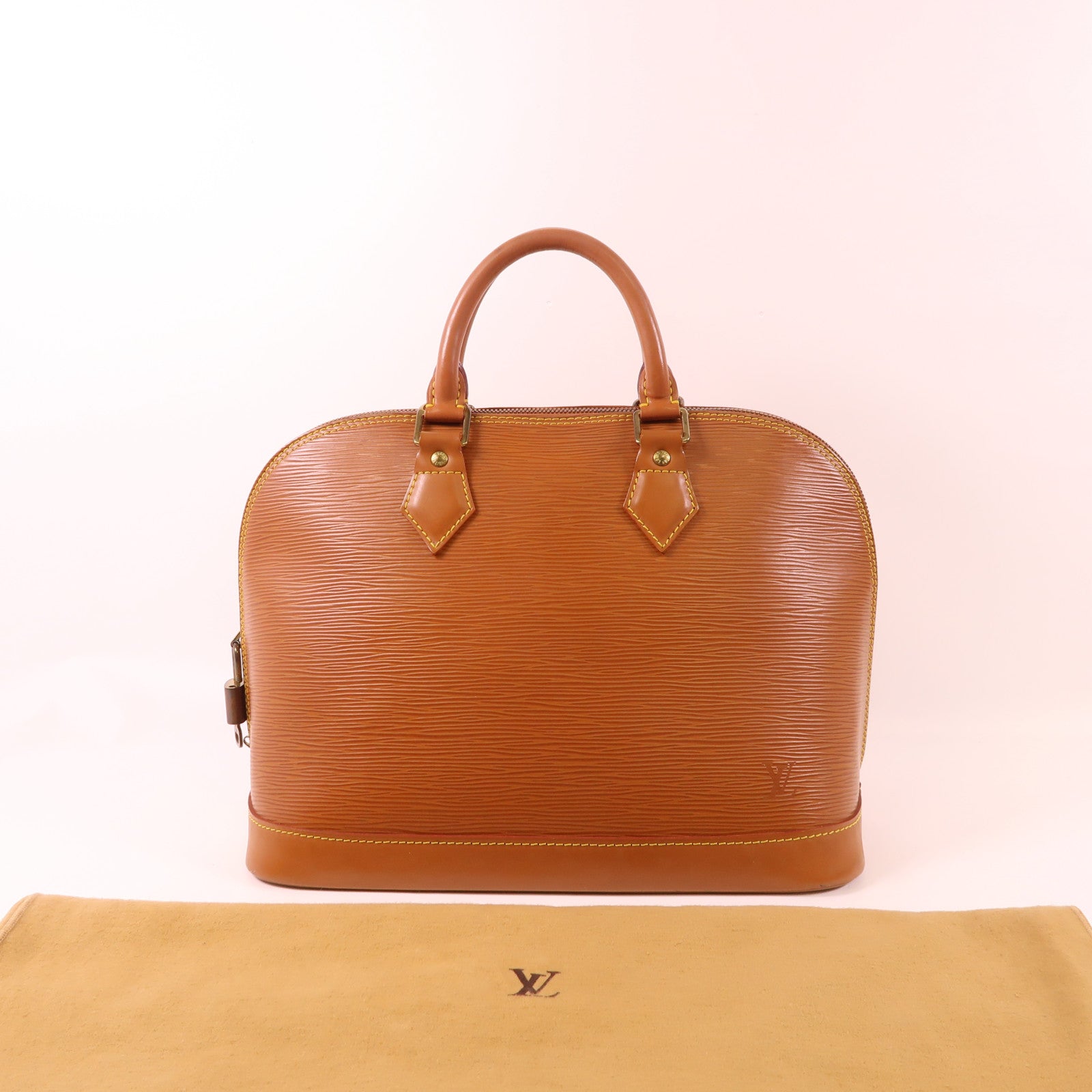 LOUIS VUITTON Epi Alma金扣手挽袋