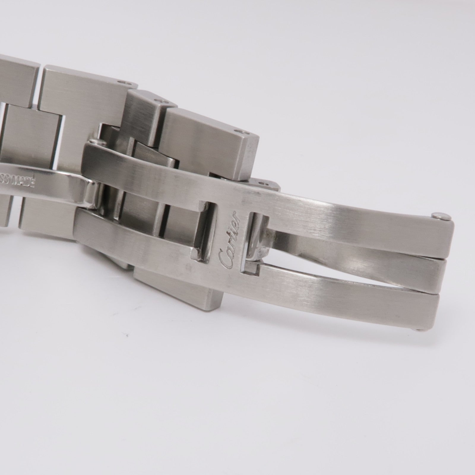 CARTIER Pasha C Big Date W31058M7 Automatic Watch Stainless Steel Pink