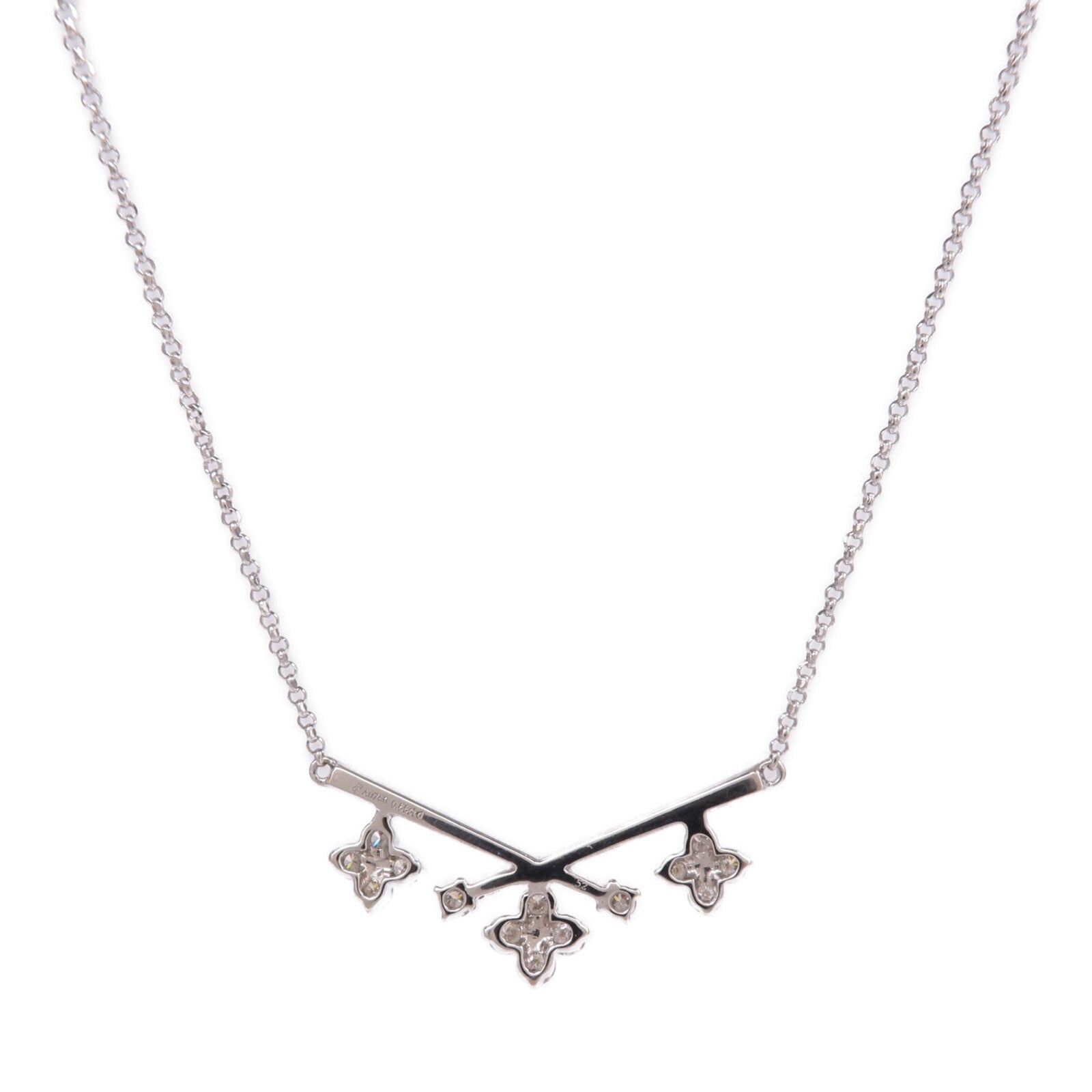 JEWELRY 18K白金Diamond Necklace鑽石項鍊