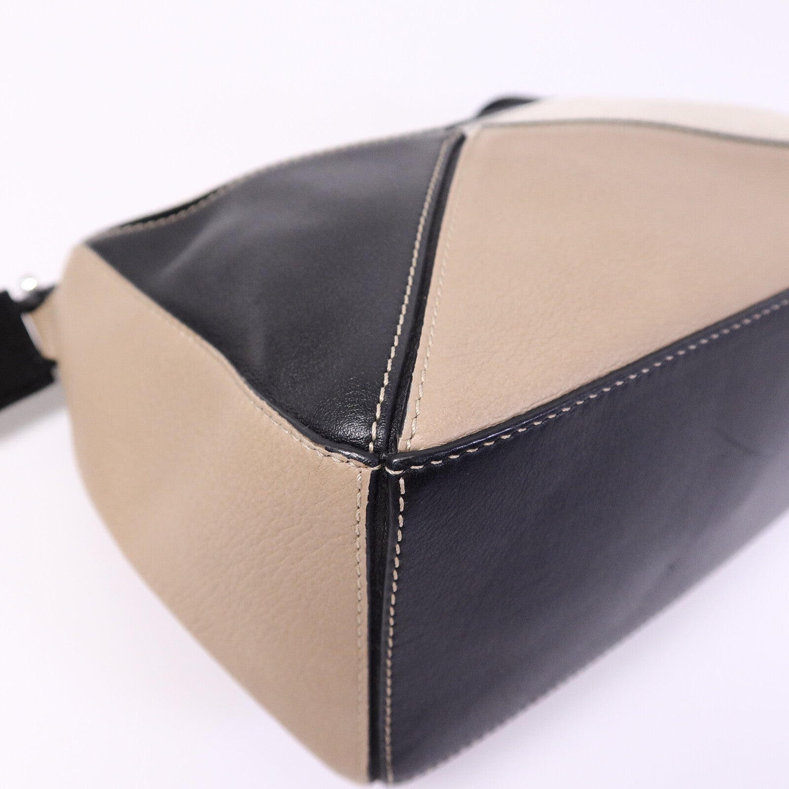 LOEWE 牛皮皮革Puzzle Small手挽肩背兩用袋