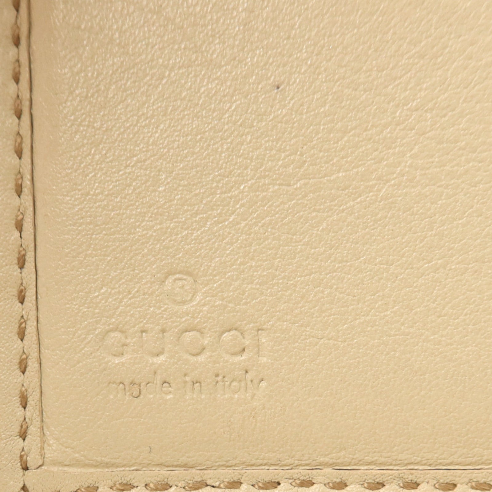 GUCCI 牛皮皮革Wallet金扣錢包