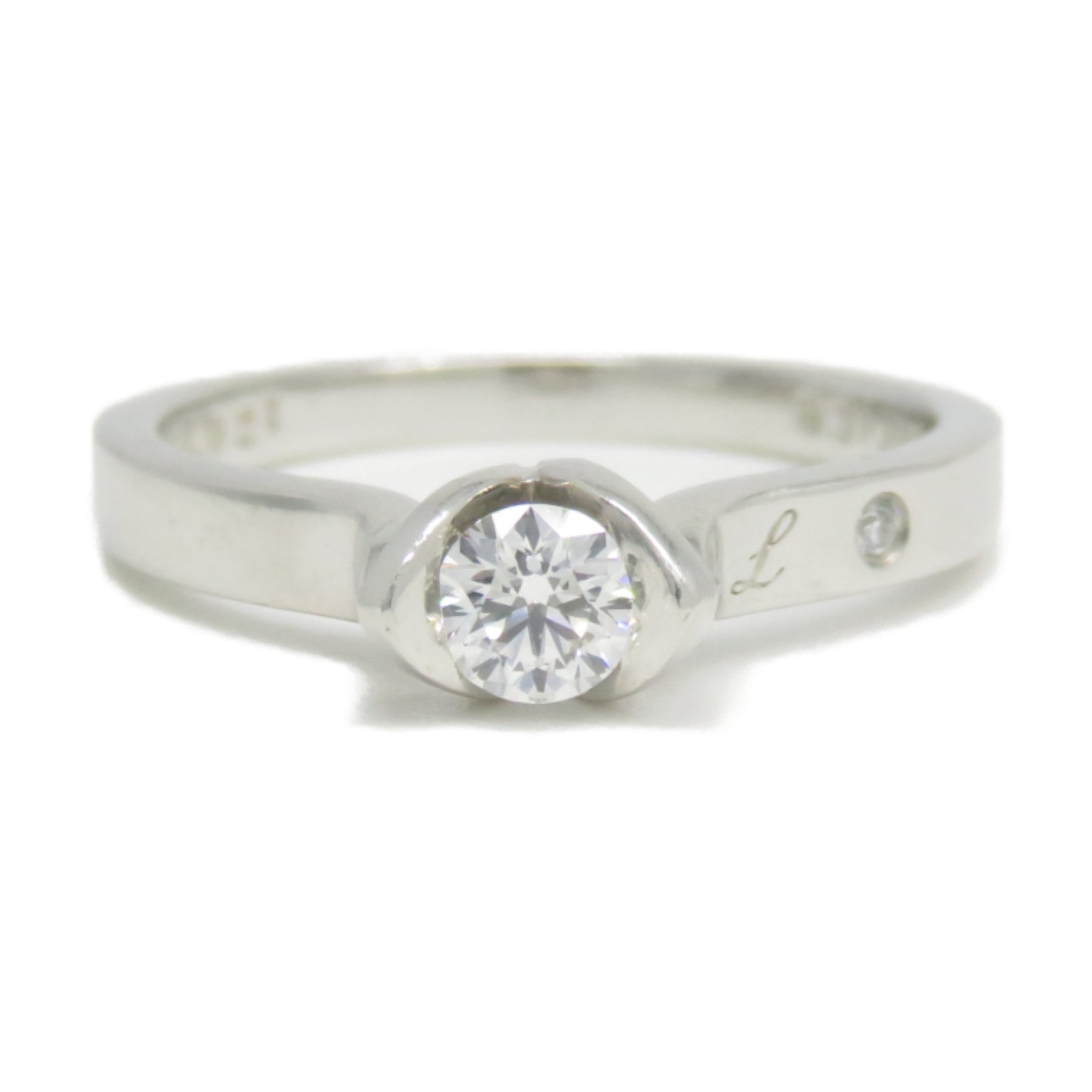 JEWELRY **【激減優惠】PT950鉑金Ring 0.21ct鑽石戒指US#5.625