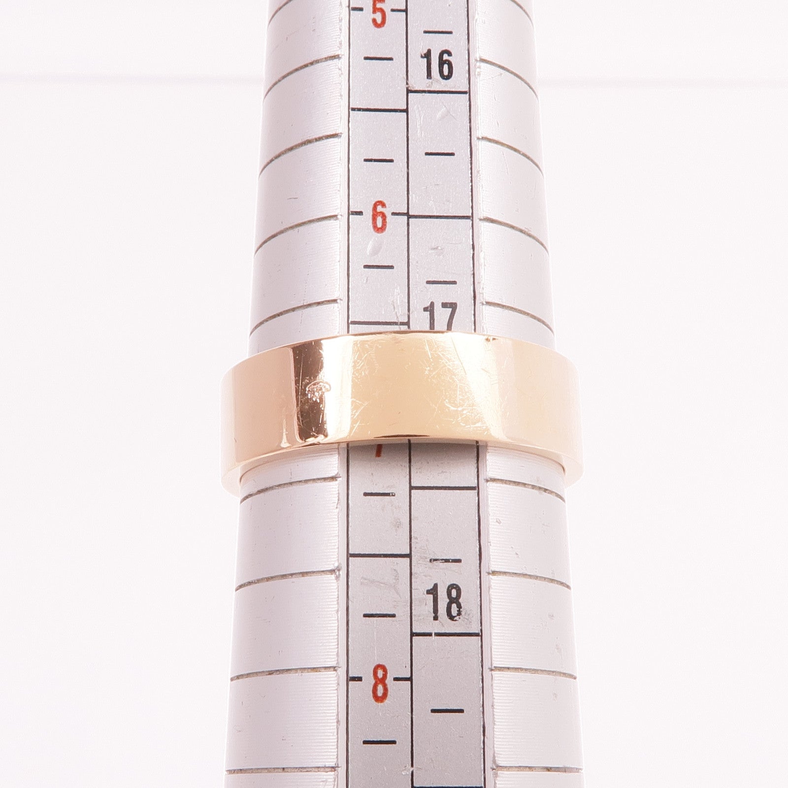 HERMES 18K玫瑰金H d'Ancre Ring鑽石戒指Hermes#54/US#6.75