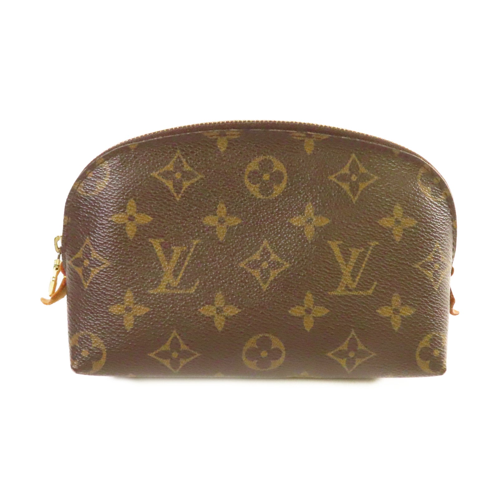 LOUIS VUITTON 【激減優惠】Monogram Cosmetic Pouch金扣化妝包啡色