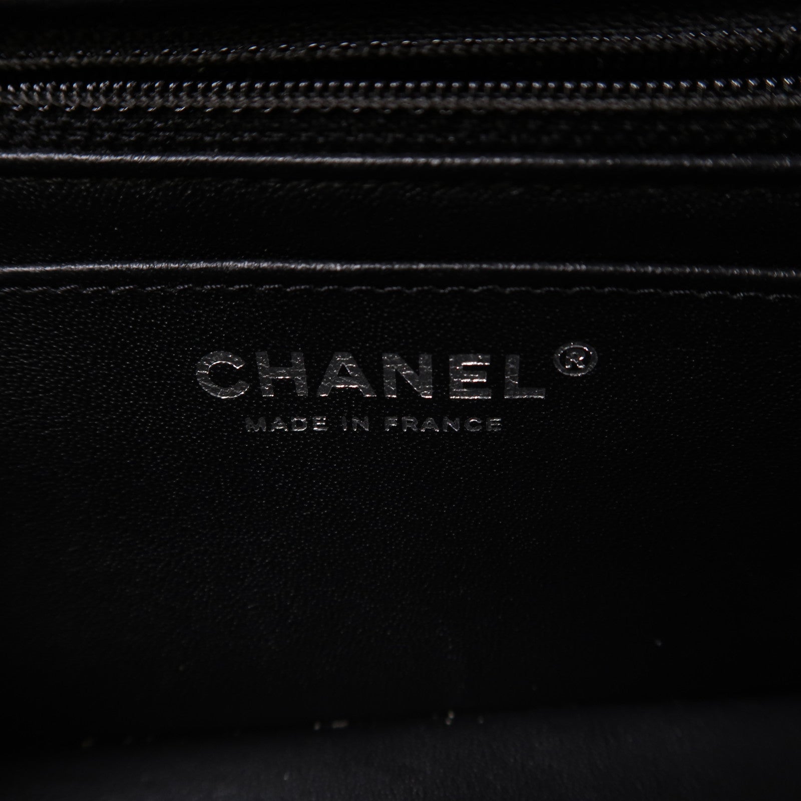 CHANEL 【激減優惠】牛皮皮革Chain Shoulder銀扣鏈帶肩背袋黑色/銀色