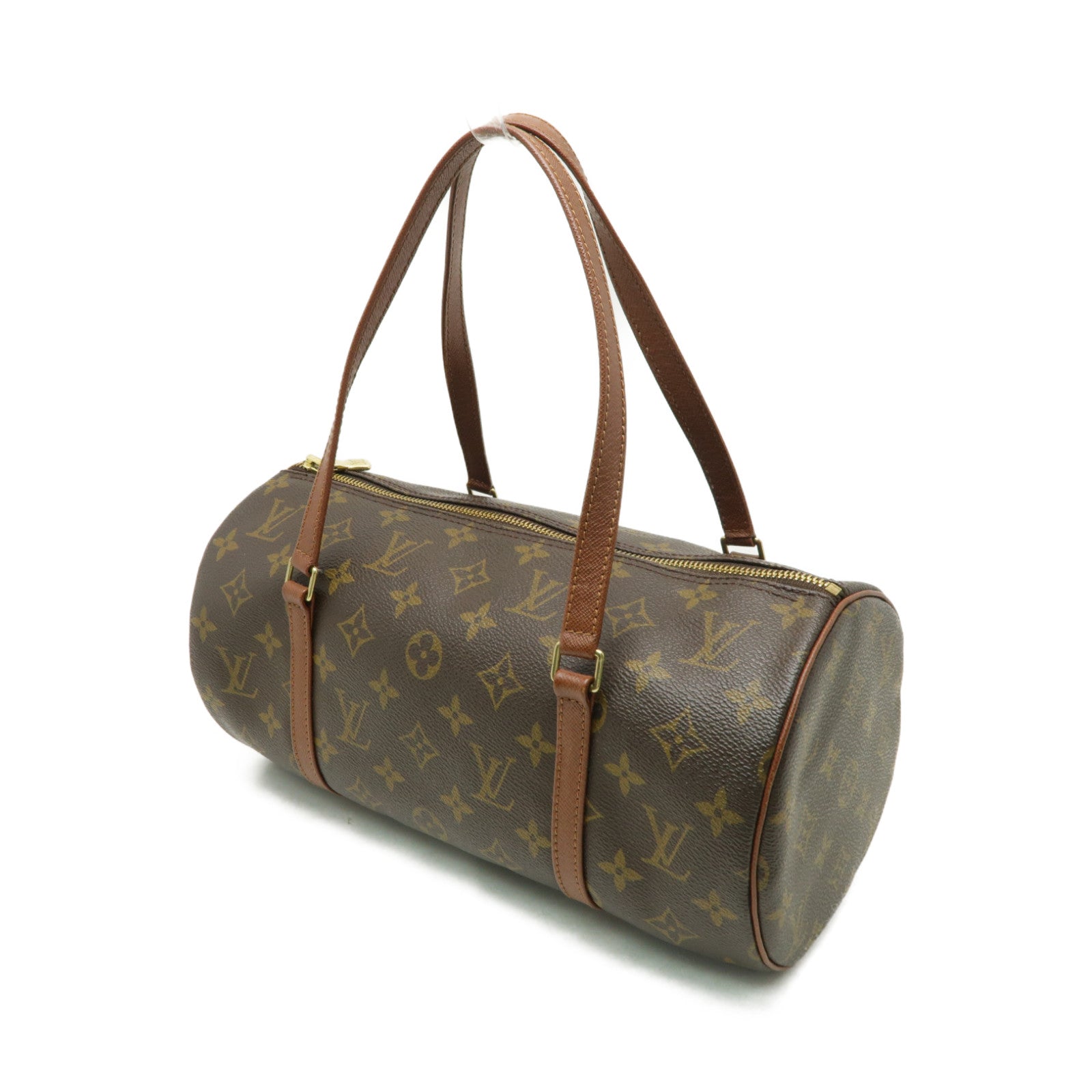 LOUIS VUITTON 【激減優惠】Monogram Papillon GM金扣肩背袋棕色