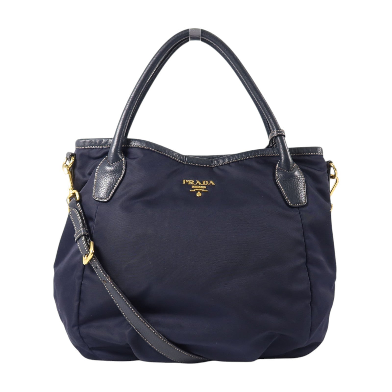 PRADA 尼龍2Way shoulder Bag手挽肩背兩用袋