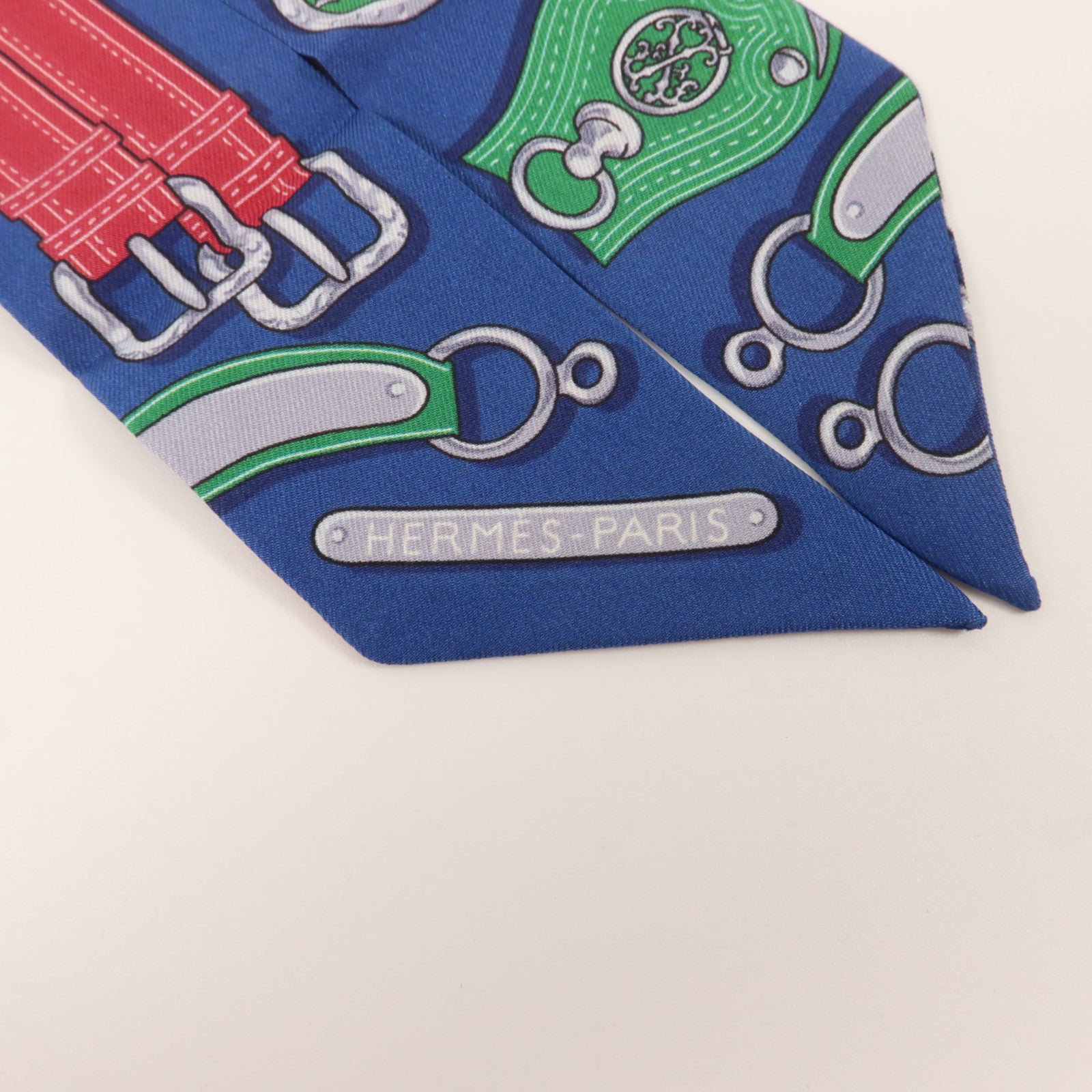 HERMES 絲質Twilly絲巾