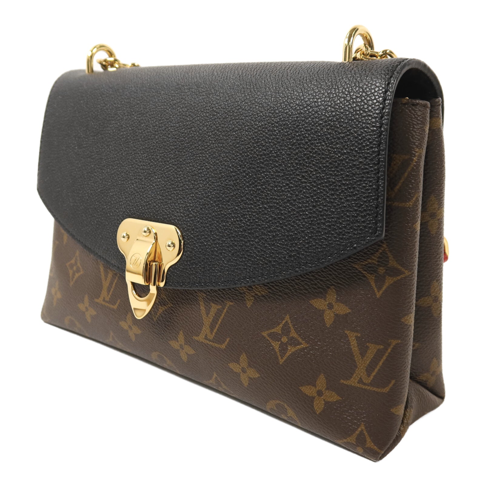 LOUIS VUITTON Monogram Saint Placide金扣鏈帶肩背袋
