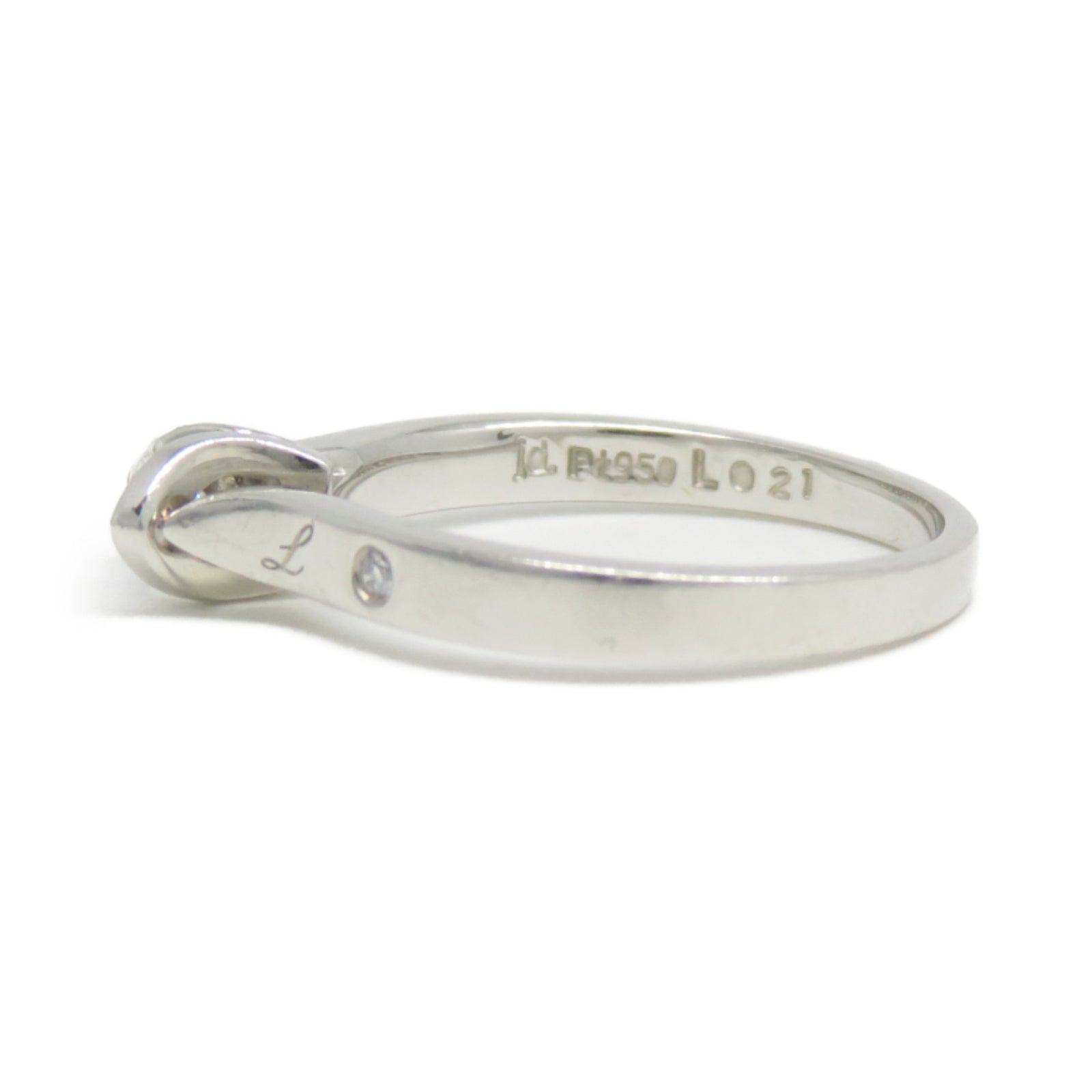 JEWELRY **【激減優惠】PT950鉑金Ring 0.21ct鑽石戒指US#5.625