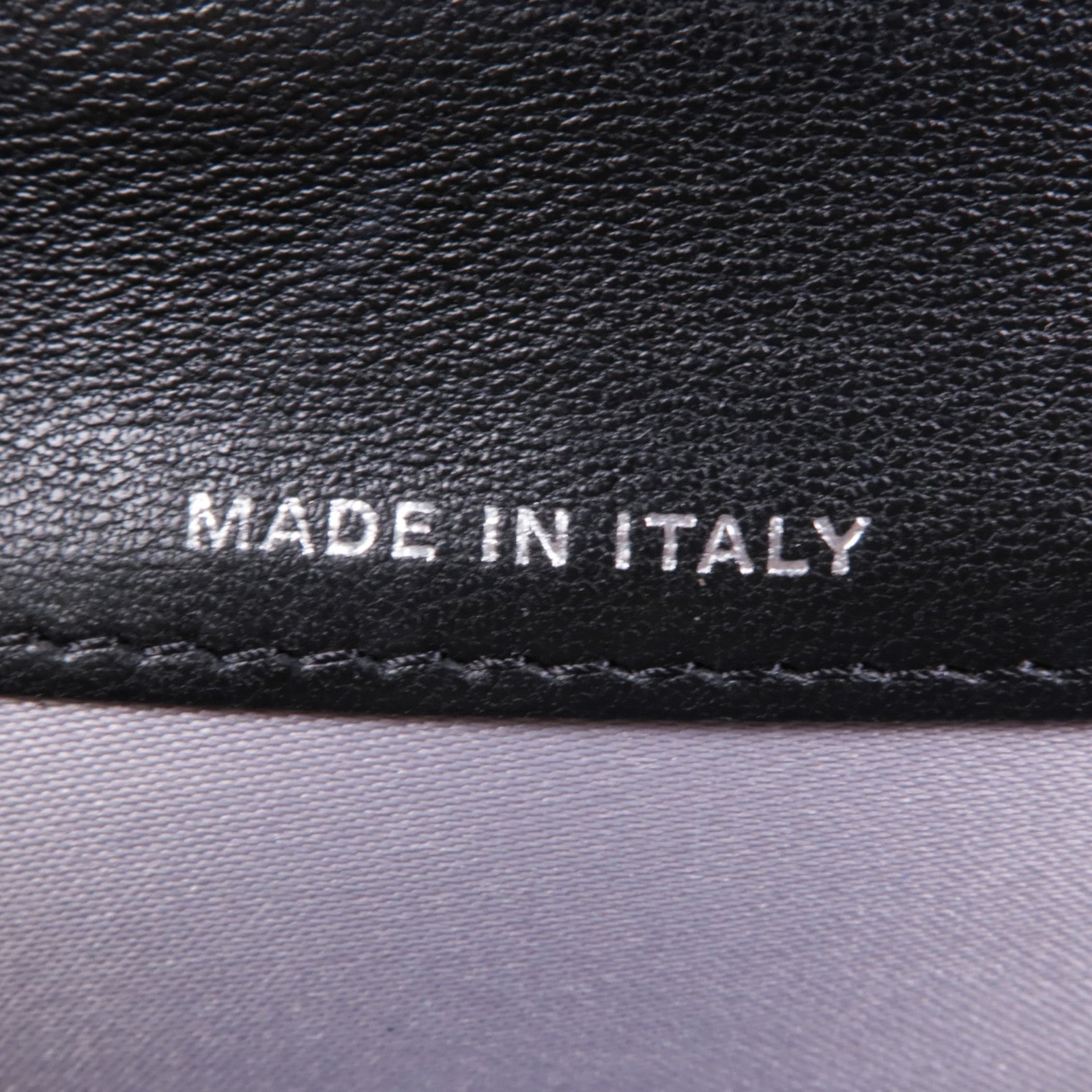 CHANEL 羊皮皮革Long Wallet銀扣長錢包