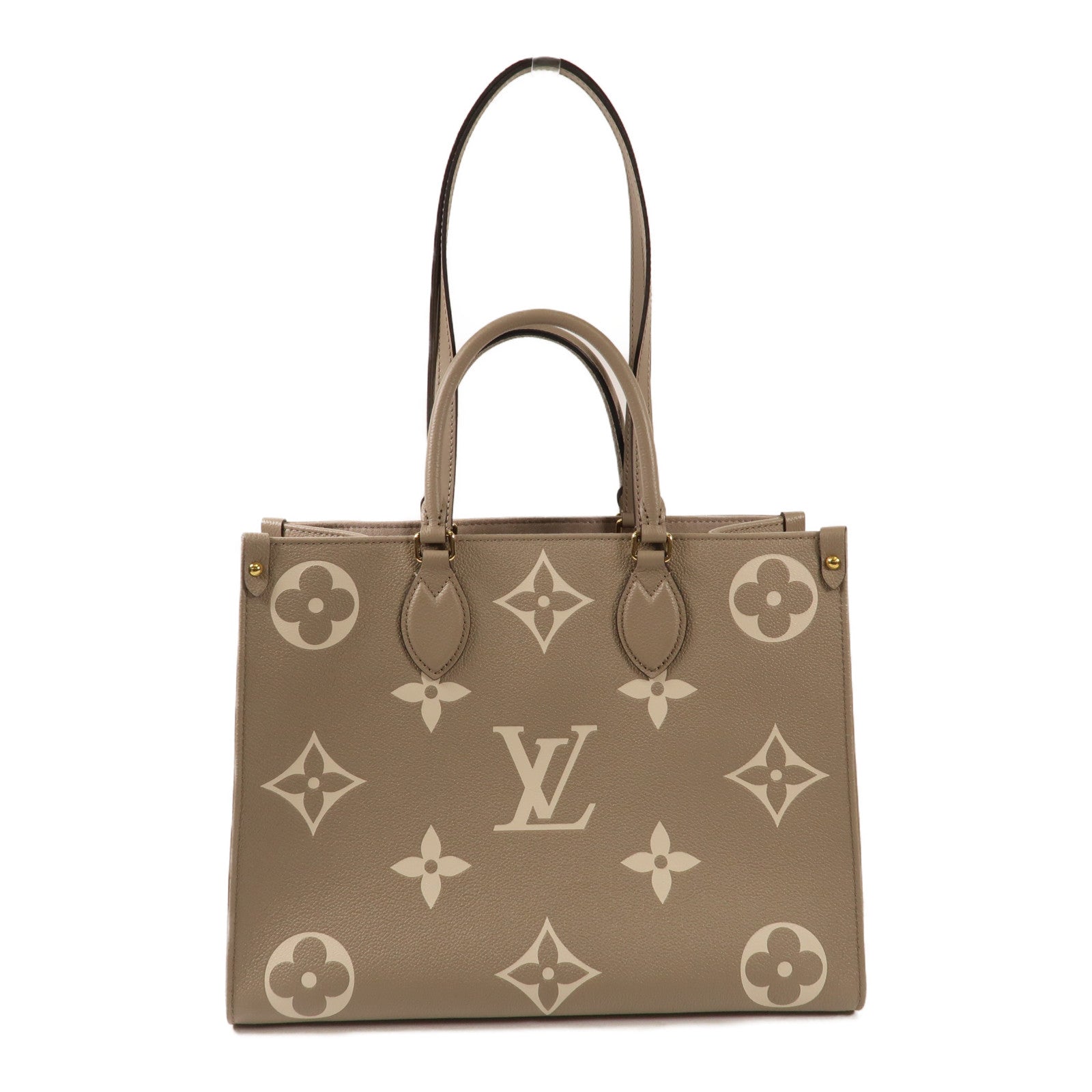 LOUIS VUITTON Empreinte皮革OnTheGO金扣手挽肩背兩用袋