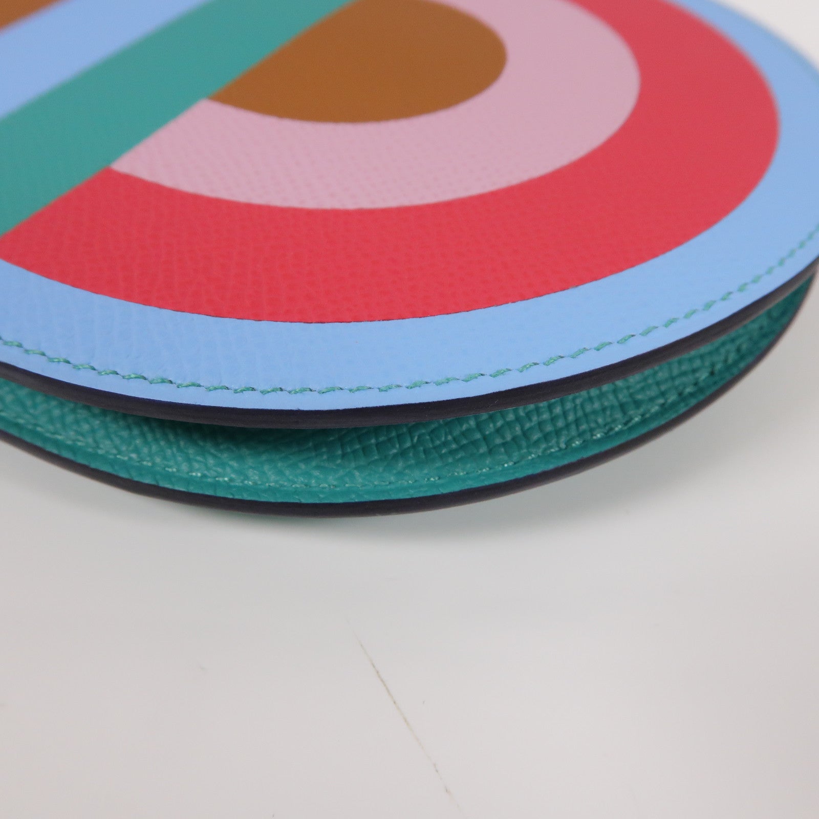 HERMES Epsom皮革In The Loop Mini Wallet銀扣手拿長錢包彩色