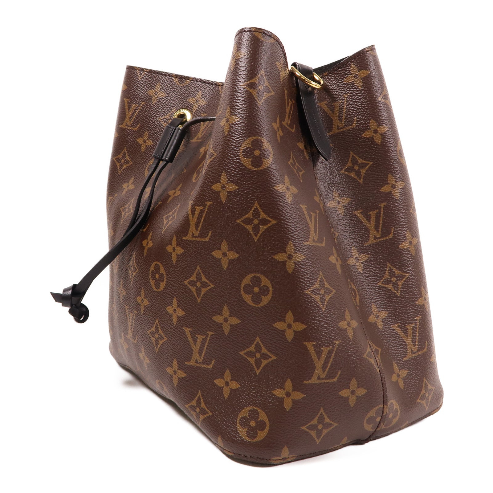 LOUIS VUITTON Monogram Neo Noe MM金扣肩背袋啡色
