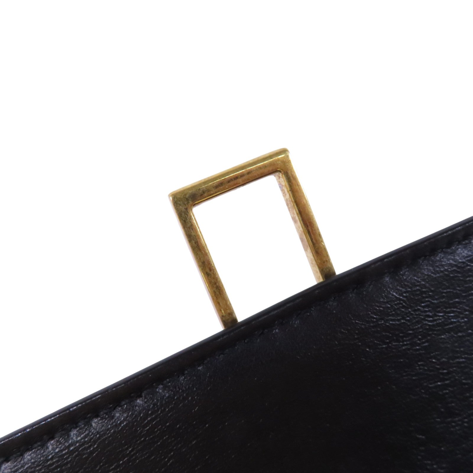 SAINT LAURENT 牛皮皮革Carre Satchel金扣肩背袋