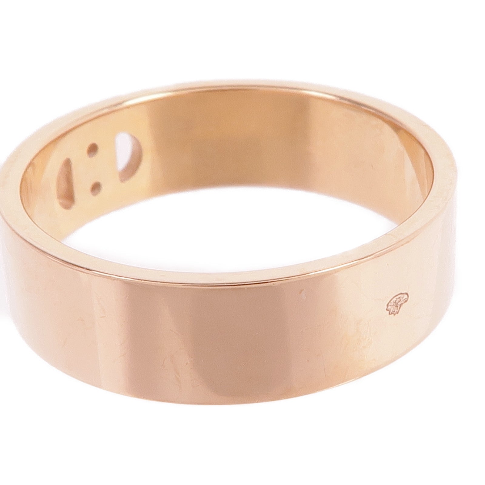 HERMES 18K玫瑰金H d'Ancre Ring鑽石戒指Hermes#54/US#6.75