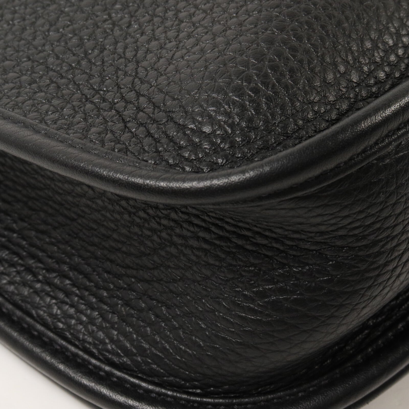 HERMES Clemence皮革Evelyne PM 肩背袋Noir