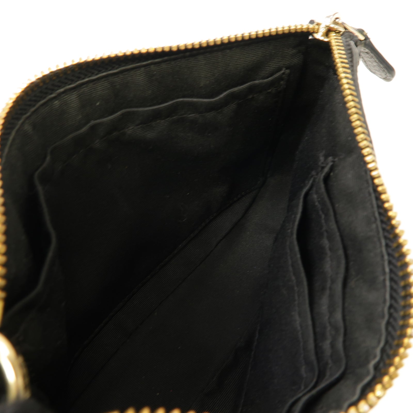 COACH 【激減優惠】牛皮皮革Shoulder Bag金扣肩背袋黒色