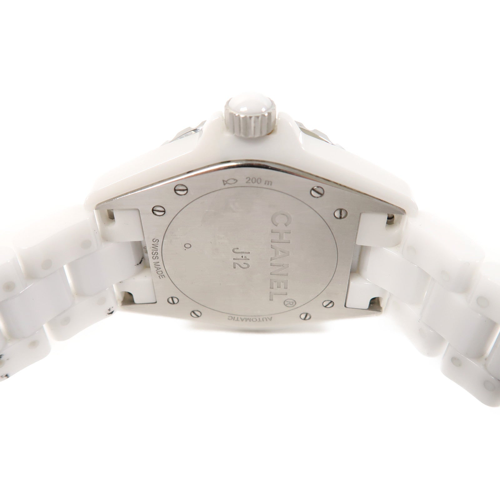 CHANEL J12 Watch不鏽鋼/陶瓷手錶自動機芯白色
