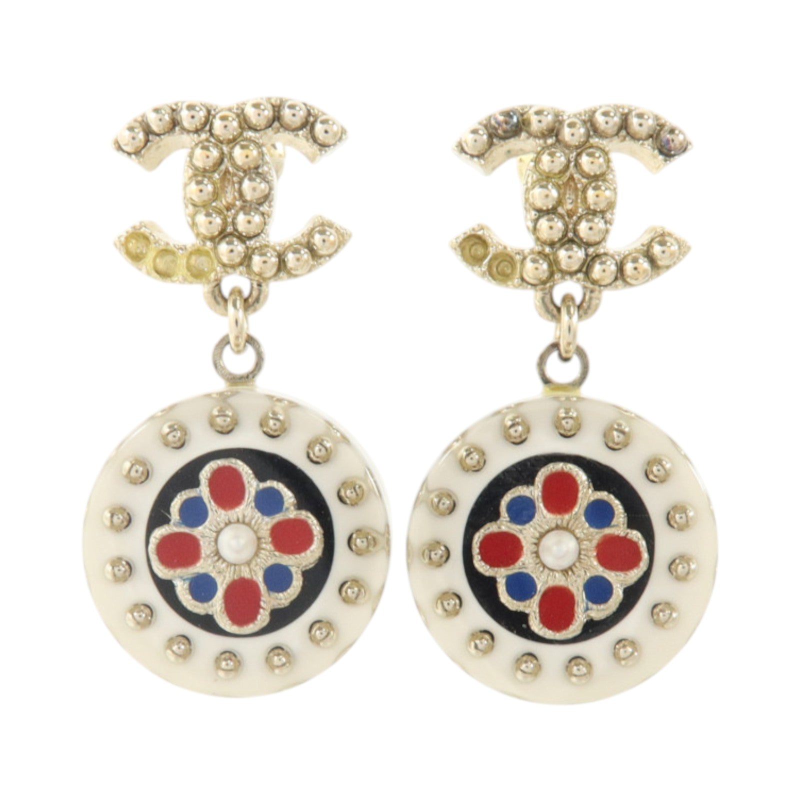 CHANEL PVC/金屬Earrings耳環
