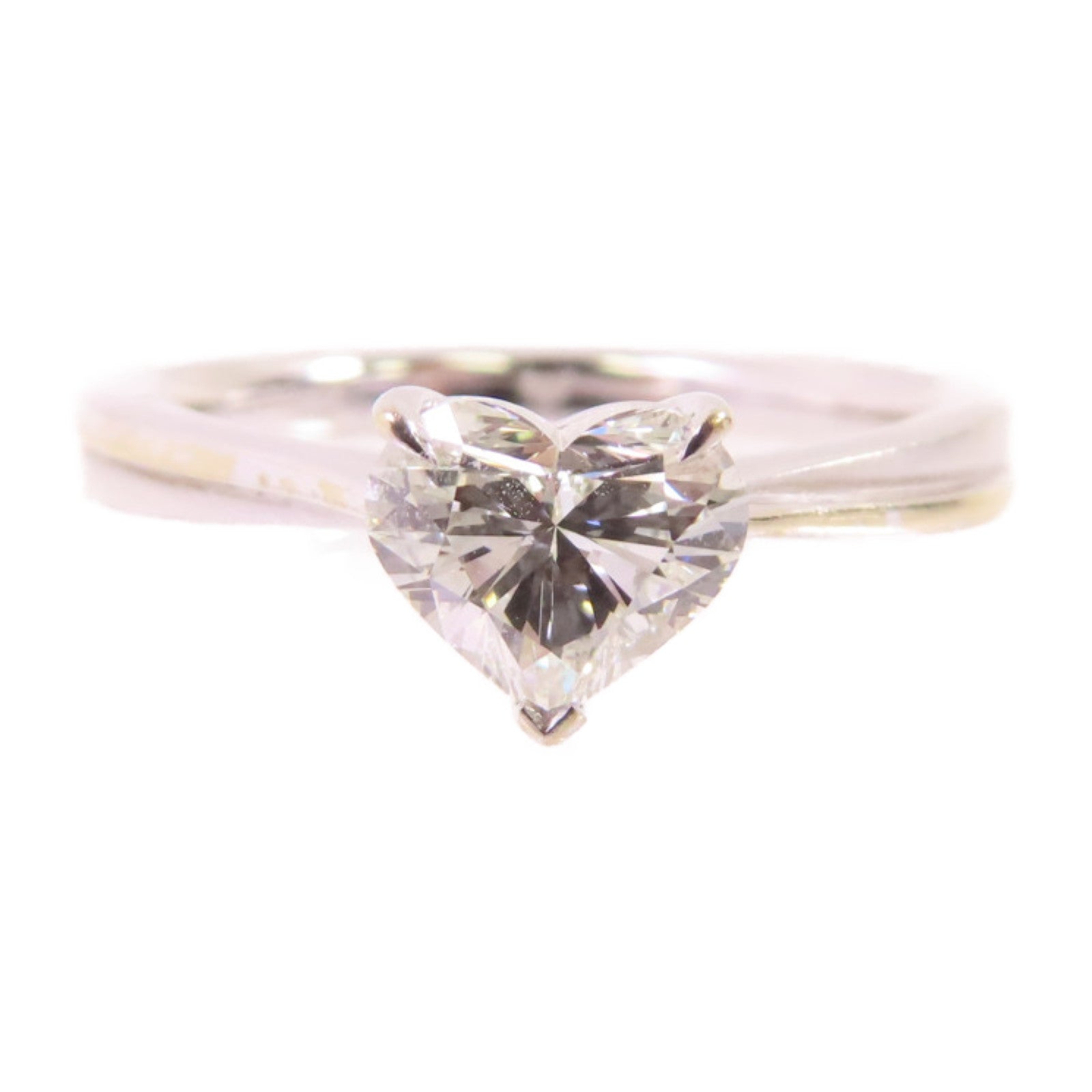 JEWELRY (PRICE DOWN) 0.7ct Diamond Ring US#5.25 18K White Gold