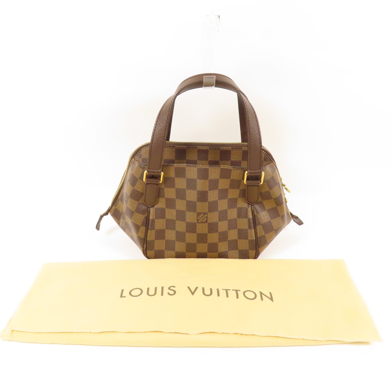 LOUIS VUITTON GHW Belem PM Hand Bag N51173 Damier Brown