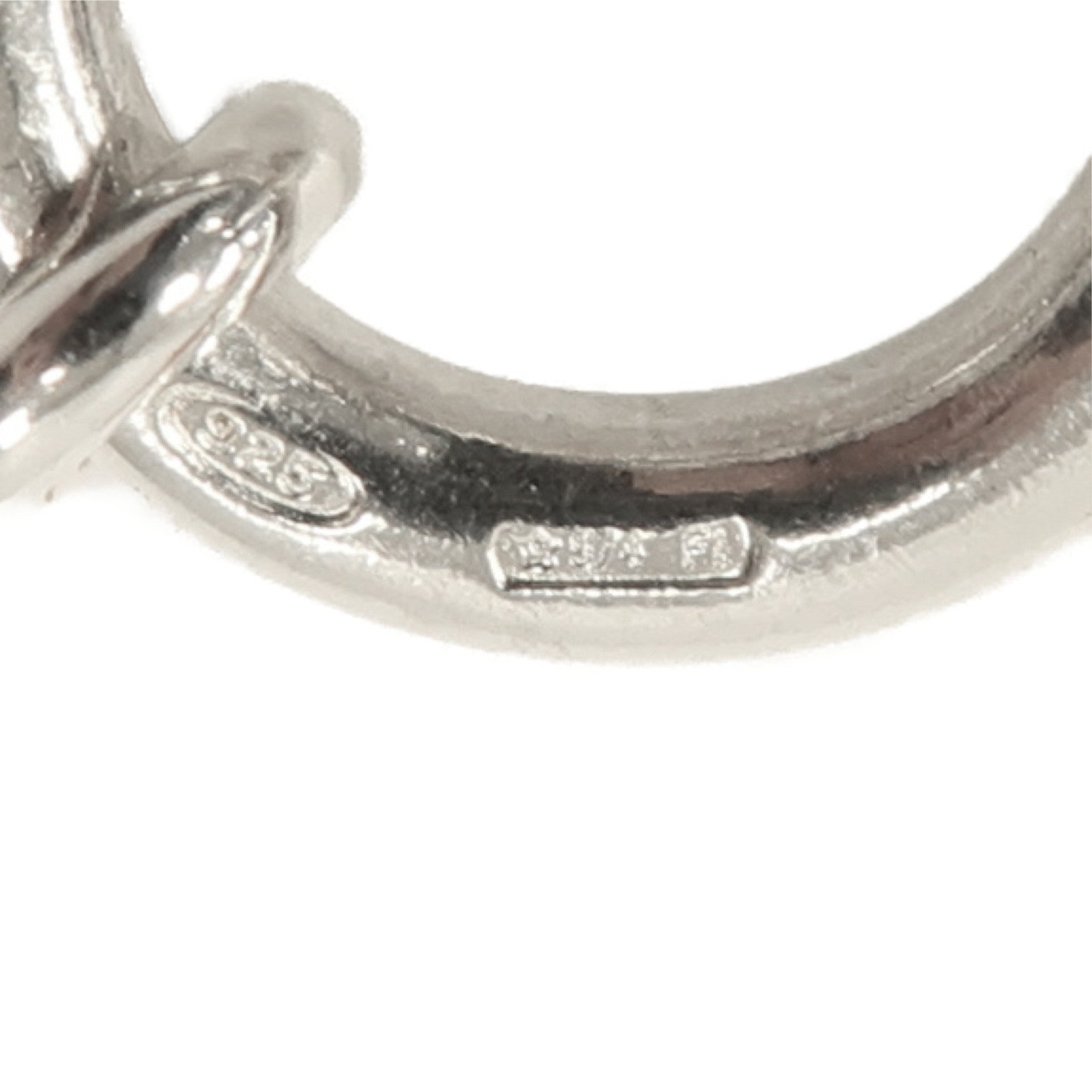 HERMES 925純銀Birkin Pendant項鏈銀色