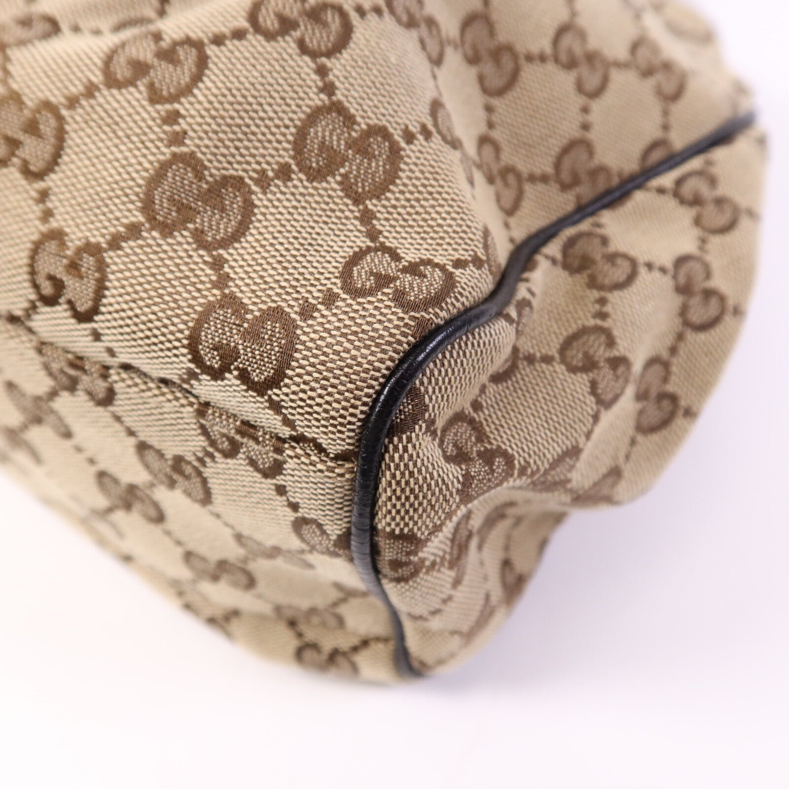 GUCCI 帆布Shoulder Bag金扣肩背袋