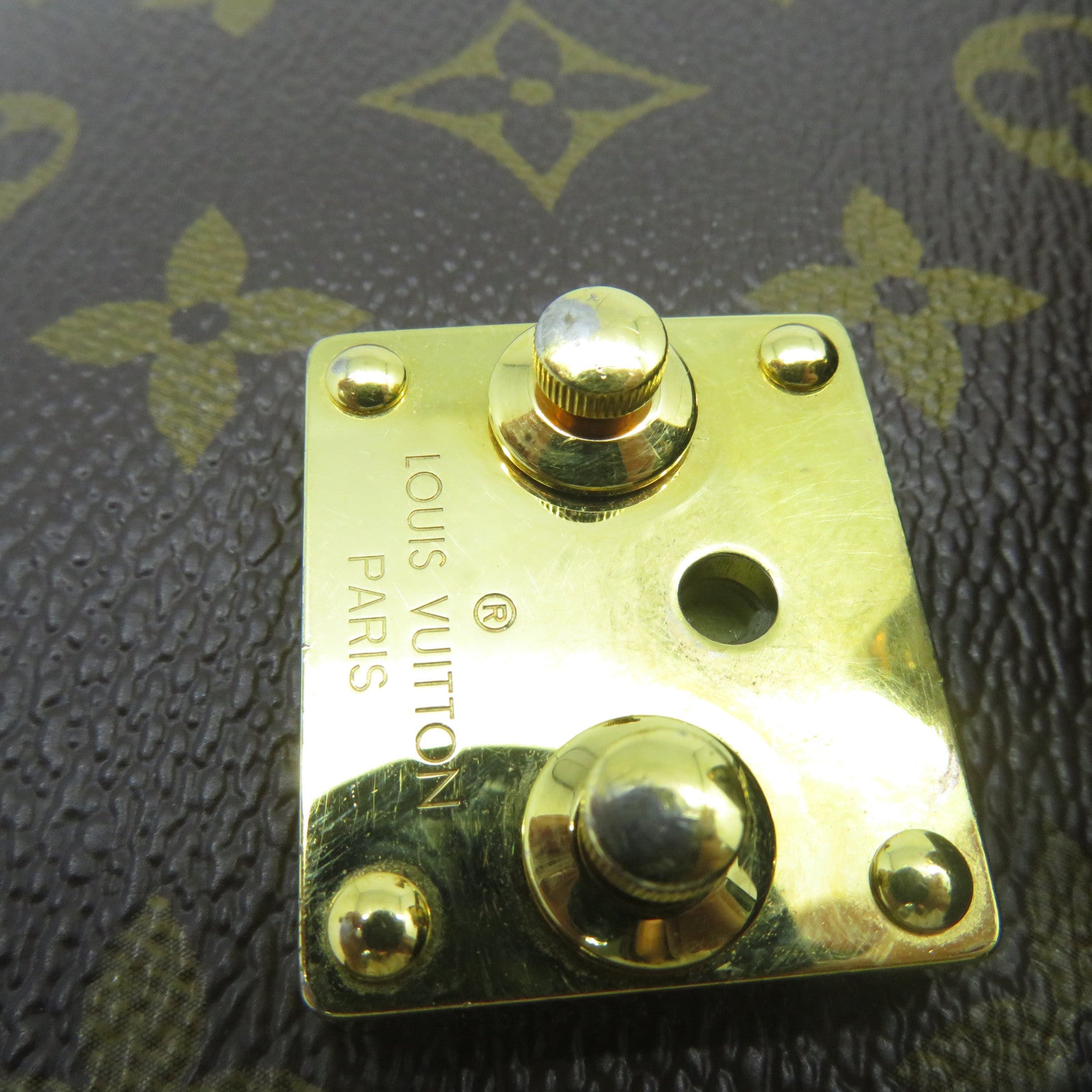 LOUIS VUITTON Monogram Pochette Metis金扣手挽肩背兩用袋啡色
