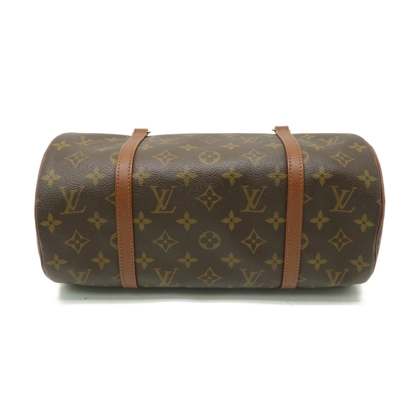 LOUIS VUITTON 【激減優惠】Monogram Papillon GM金扣肩背袋棕色