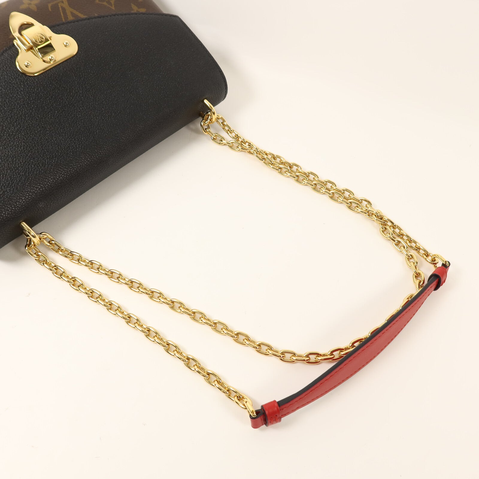 LOUIS VUITTON Monogram Saint Placide金扣鏈帶肩背袋