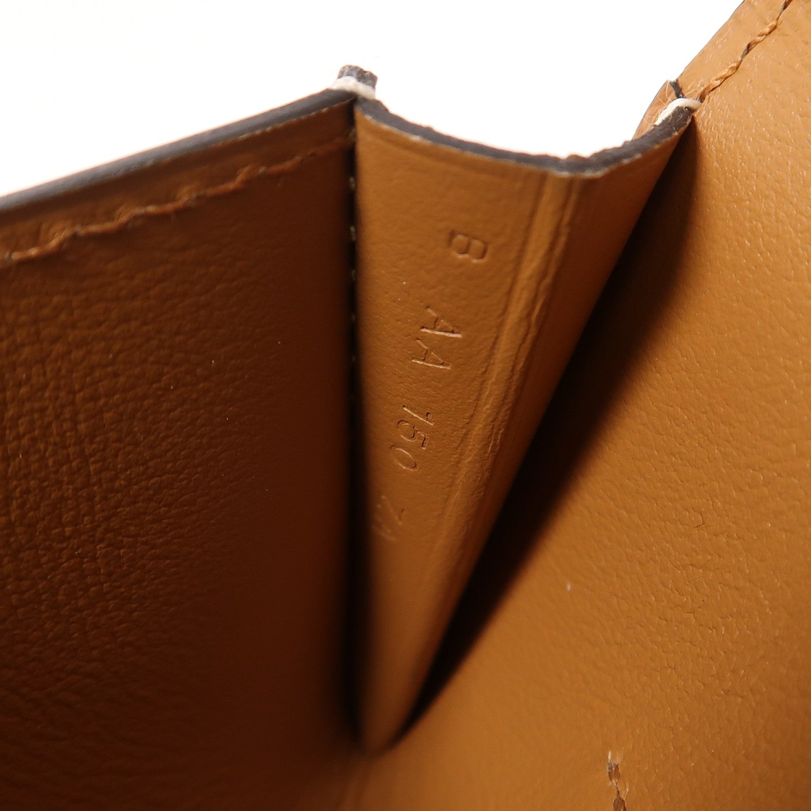 HERMES Epsom皮革Kelly Pocket 18銀扣皮帶Gold