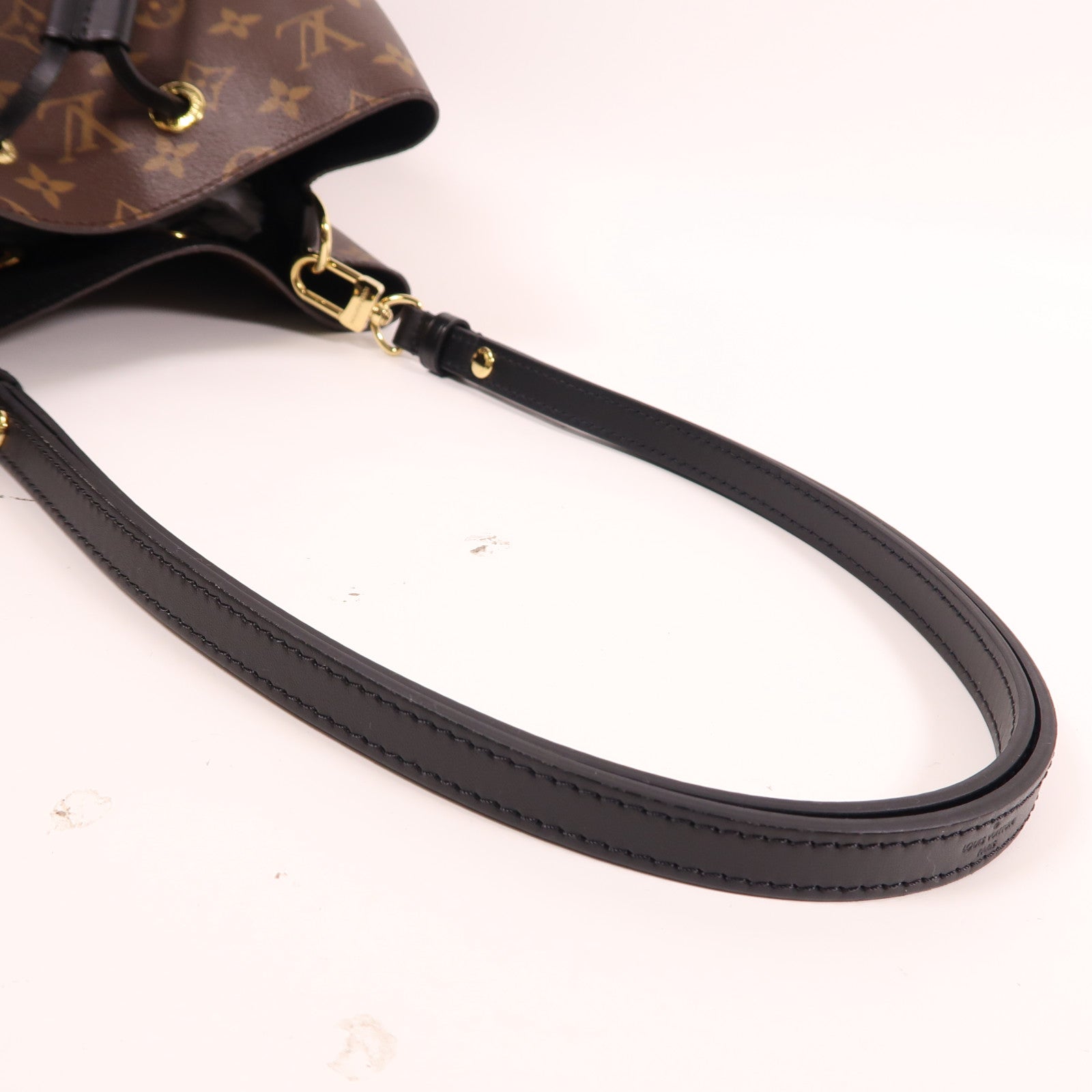 LOUIS VUITTON Monogram Neo Noe MM金扣肩背袋啡色