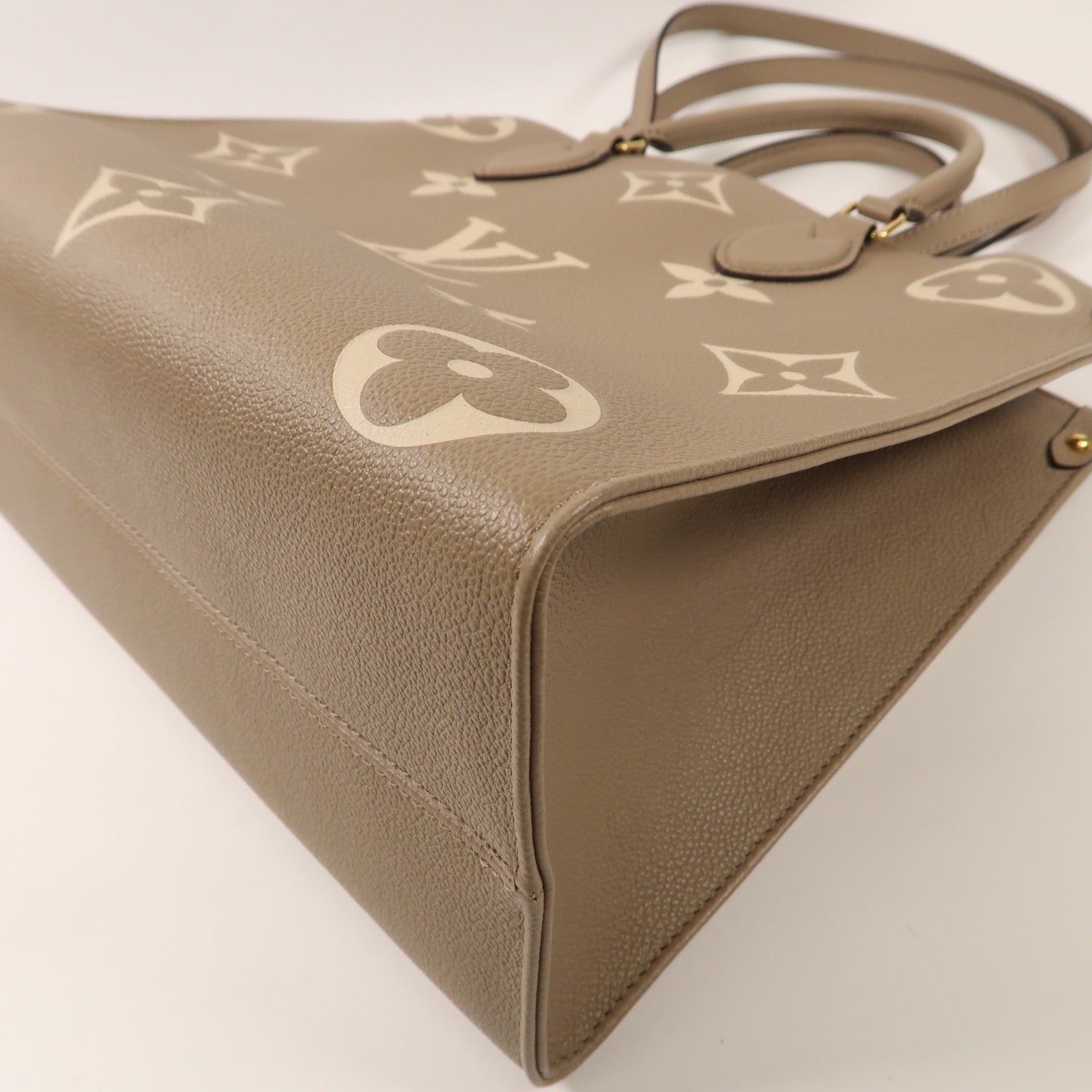 LOUIS VUITTON Empreinte皮革OnTheGO金扣手挽肩背兩用袋