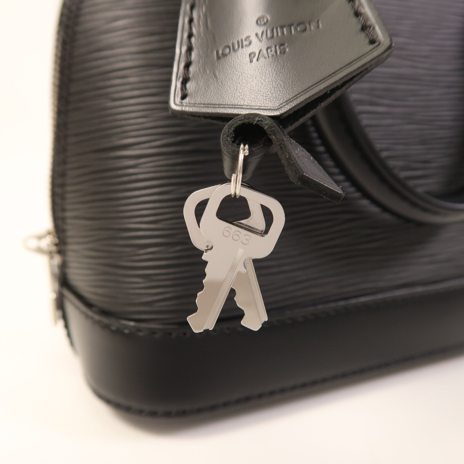 LOUIS VUITTON Epi Alma BB銀扣手挽肩背兩用袋