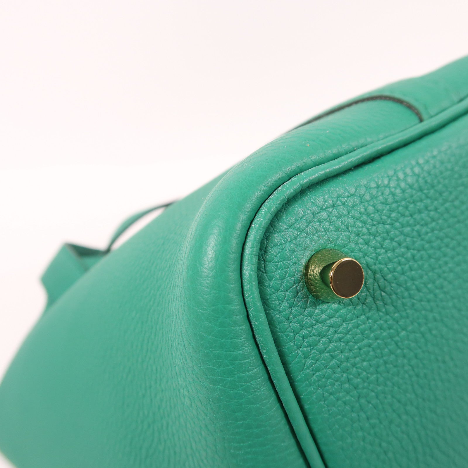 HERMES Clemence皮革Picotin 18 PM金扣手挽袋