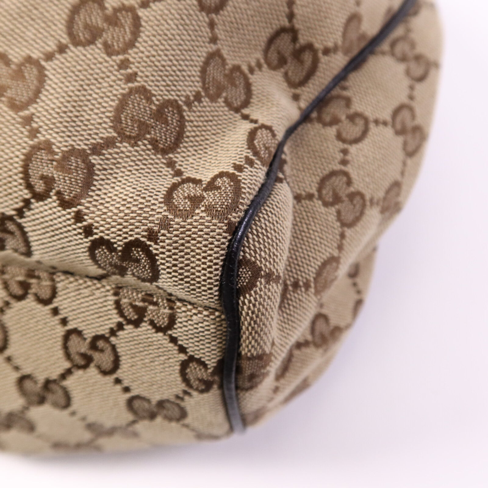GUCCI 帆布Shoulder Bag金扣肩背袋
