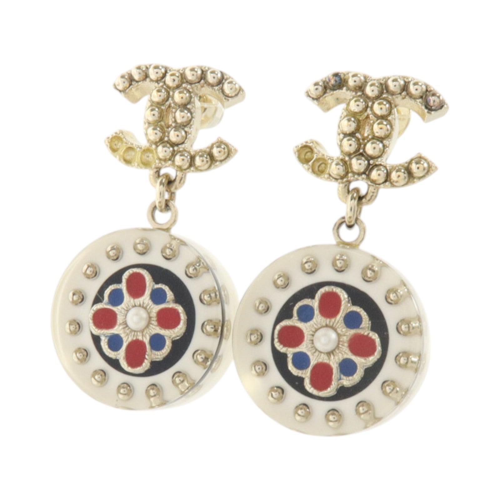 CHANEL PVC/金屬Earrings耳環