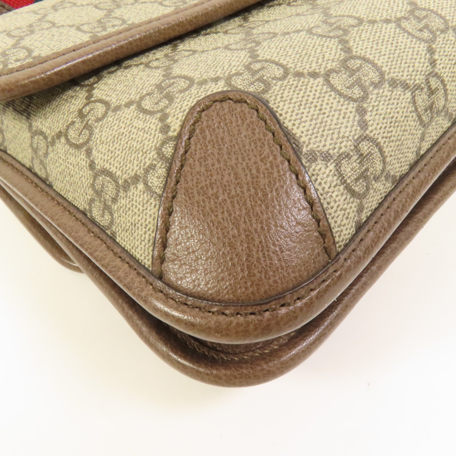 GUCCI 塗層帆布Neo Vintage Small金扣肩背袋