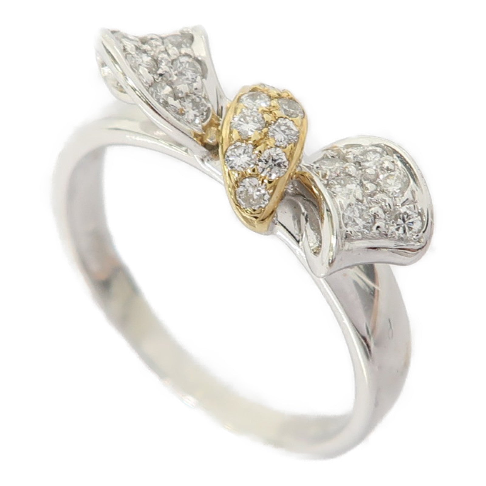 JEWELRY 【激減優惠】18K白金Diamond Ring戒指US#6.25