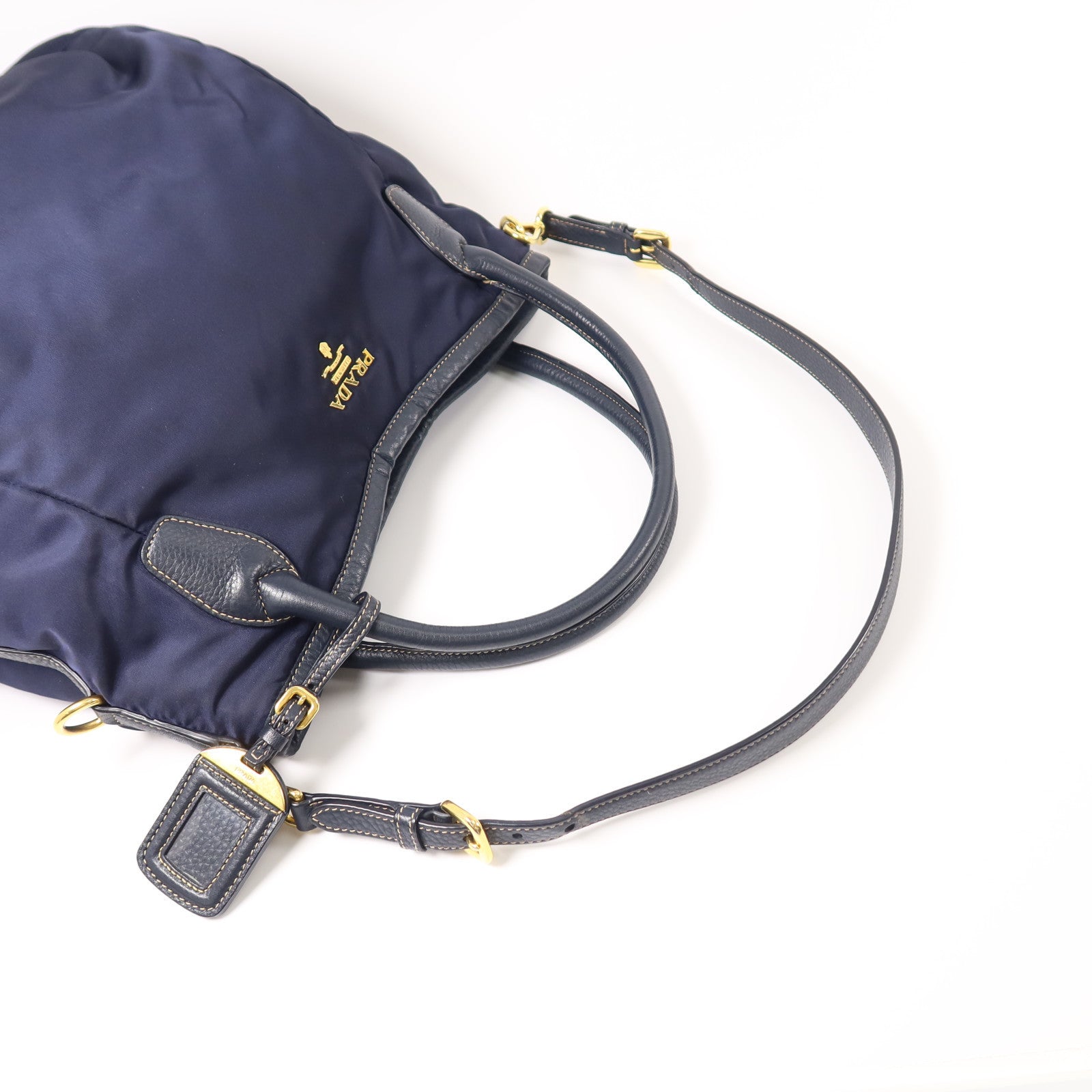PRADA 尼龍2Way shoulder Bag手挽肩背兩用袋