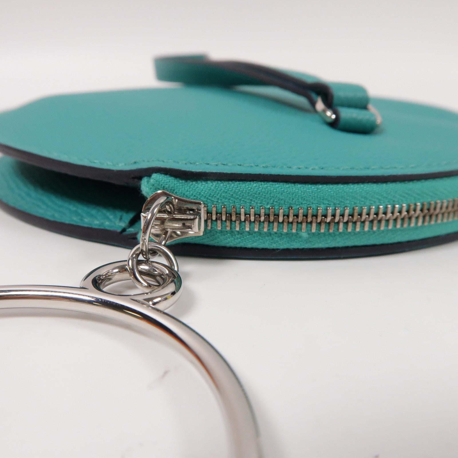 HERMES Epsom皮革In The Loop Mini Wallet銀扣手拿長錢包彩色