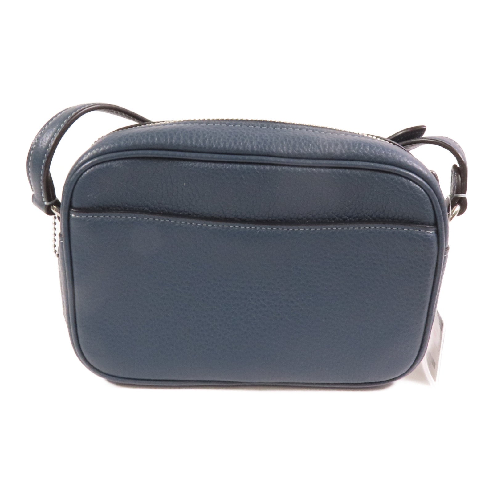 COACH 牛皮皮革Shoulder Bag銀扣肩背袋